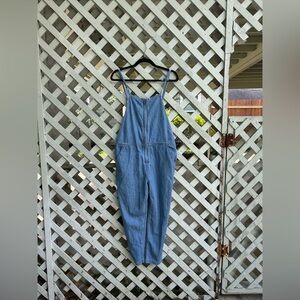 Free people denim overalls